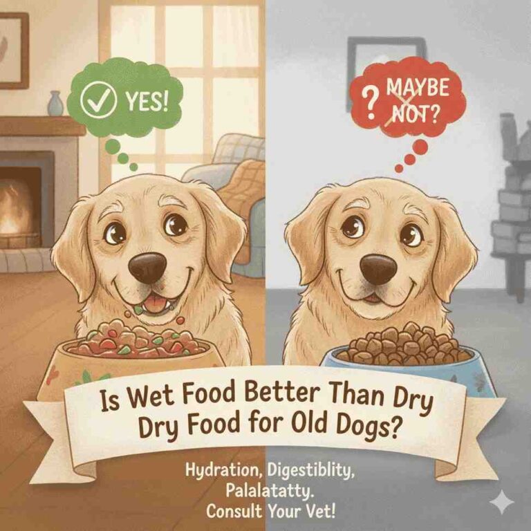 Is Wet Food Better Than Dry Food for Old Dogs