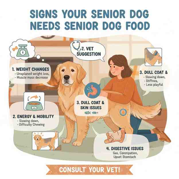 7 Signs Your S‍enior⁠ Dog Needs Senior Dog Fo‍od